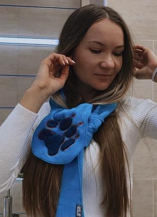 Флисовый шарф jack wolfskin patagonia berghaus