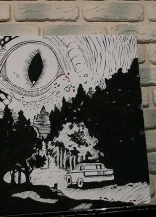 Нова картина намальована фарбами 60×40. аналога не будет ни у кого, рисовала дочка!!!