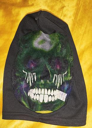 Маскарадная карнавальная маска светящаяся череп. george.5-12 лет