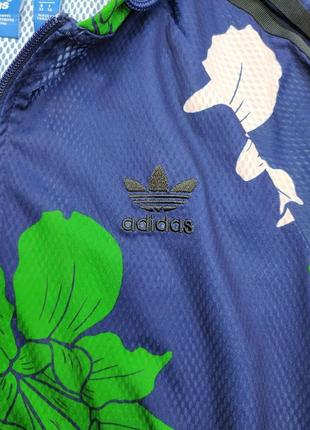 Adidas originals крута кофта худі на змійці, з капюшоном кельми олімпійка в квітковий принт лімітована серія4 фото