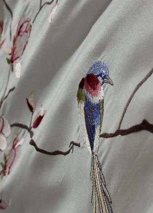 Постельное белье сатин с вышивкой евро dantela vita  huma maldiv євро постільна білизна комплект з вишивкою