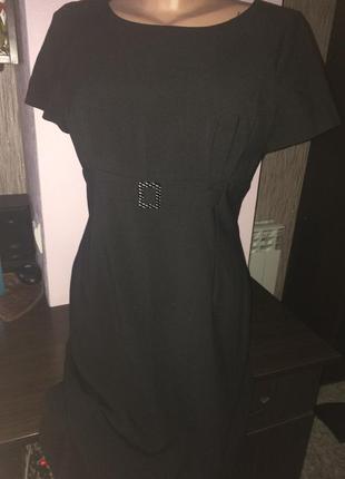 Чёрное платьице,размер 38 с-м