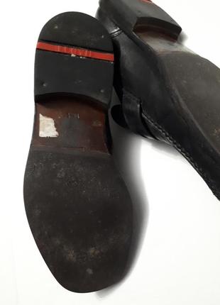 Туфлі лофери шкіряні чорні bally р 42 42,54 фото
