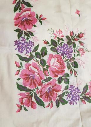 Платок  цветы 6