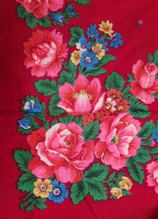 Платок  цветы 7