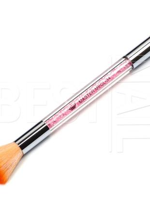 Ручка с щеткой для аэропуффинга с бисером master professional mpcl-34 (цвет в ассортименте)