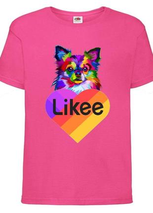 Футболка лайк likee розовая (lpink-d5)