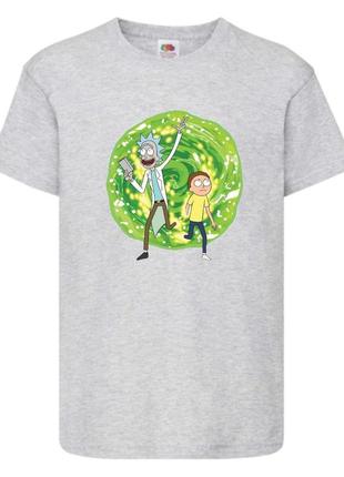 Футболка рік і морті 6 (rick and morty) сіра