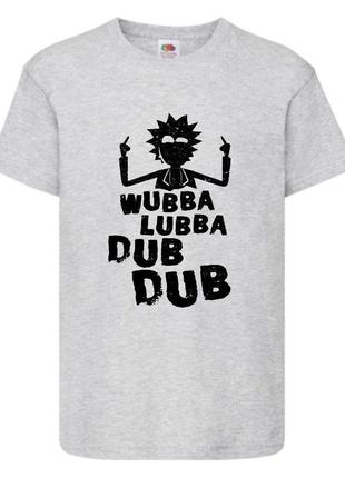 Футболка рик и морти 8 (rick and morty) серая