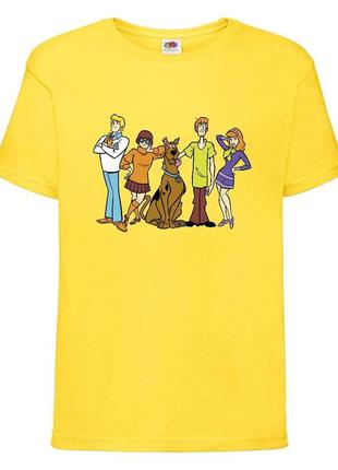 Футболка детская скуби-ду 1 (scooby-doo) желтая