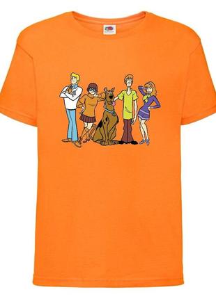Футболка детская скуби-ду 1 (scooby-doo) оранжевая