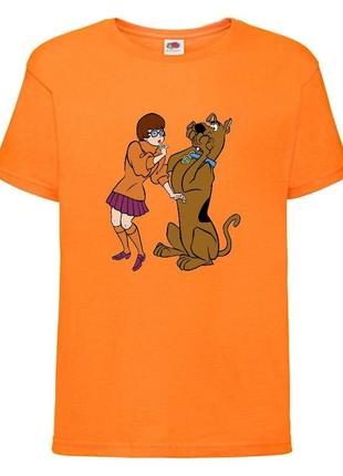 Футболка детская скуби-ду 4 (scooby-doo)  оранжевая