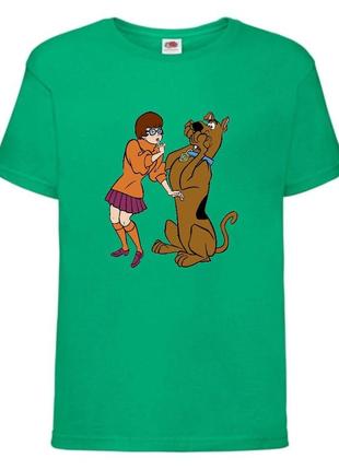 Футболка детская скуби-ду 4 (scooby-doo) зеленая