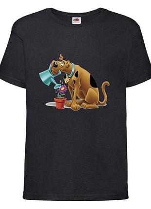 Футболка детская скуби-ду 7 (scooby-doo)  черная