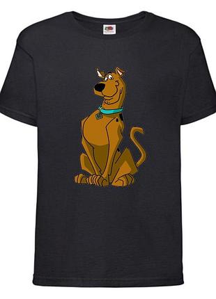 Футболка детская скуби-ду 8 (scooby-doo)  черная