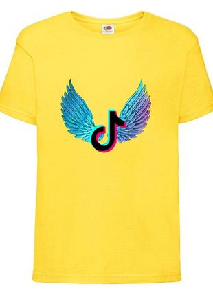 Футболка tik tok желтая (ttyl-2)