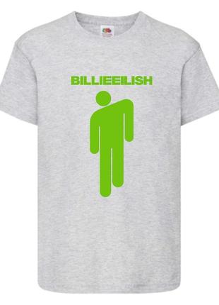 Футболка билли айлиш серая (billie eilish gr-9)