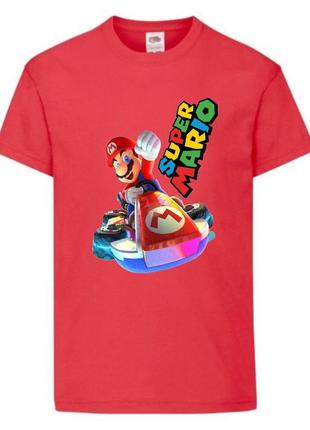 Футболка супер марио (super mario) красная (smar rd-03)