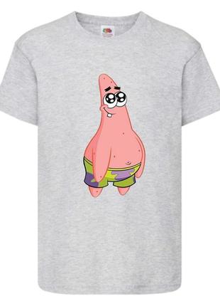Футболка детская спанч боб 20 (sponge bob) серая