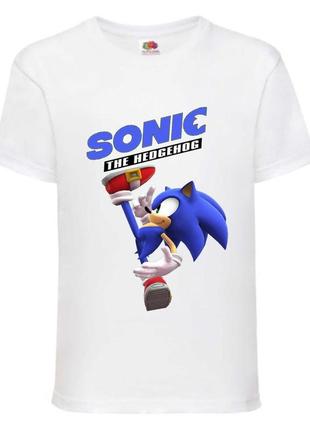 Футболка детская соник (sonic) белая (snc  wh-1)