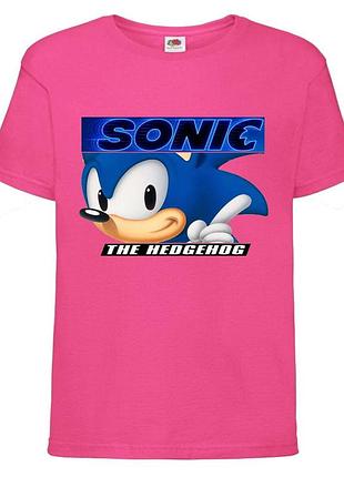 Футболка дитяча соник (sonic) рожева (snc pnc-4)