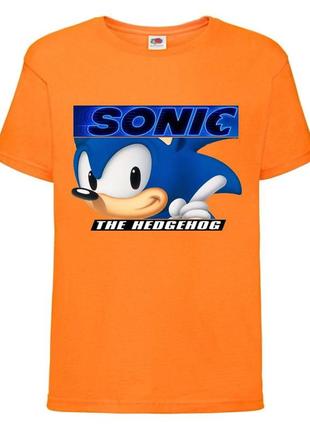 Футболка детская соник (sonic) оранжевая (snc  or-4)