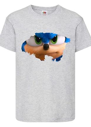 Футболка детская соник (sonic) серая (snc  gr-2)