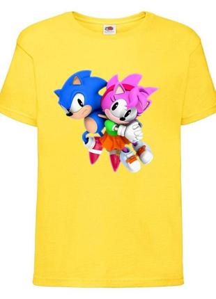 Футболка детская соник (sonic) желтая (snc  yl-04)