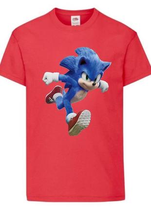 Футболка детская соник (sonic) красная (snc  rd-6)
