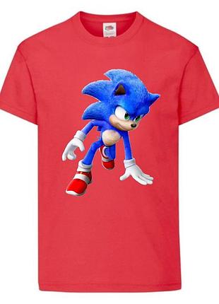 Футболка дитяча соник (sonic) червона (snc rd-03)