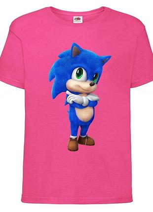 Футболка дитяча соник (sonic) рожева (snc pnc-8)