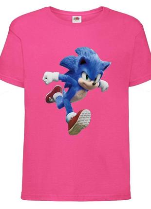 Футболка детская соник (sonic) розовая (snc  pnc-01)