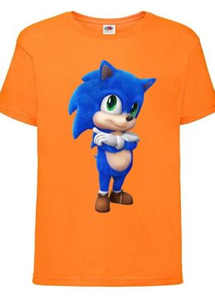Футболка детская соник (sonic) оранжевая (snc  or-8)