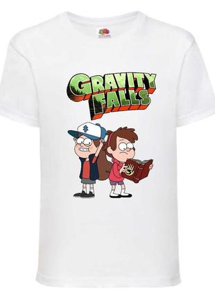 Футболка детская гравити фолз (gravity falls) белая (gf  wh-02)