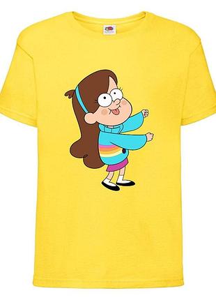 Футболка детская гравити фолз (gravity falls) желтая (gf  yl-004)