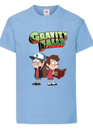Футболка детская гравити фолз (gravity falls) голубой (gf  lblu-01)