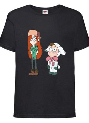 Футболка детская гравити фолз (gravity falls) черная (gf  blc-3)