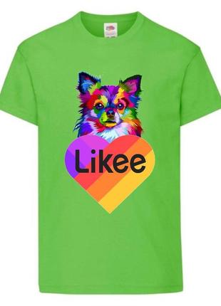 Футболка лайк likee светлозеленая (li ligr-4)