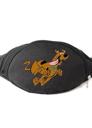 Сумка бананка на пояс скуби ду (ob-sbd-02) cappuccino toys черная