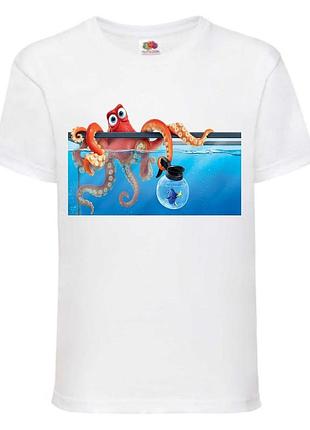 Футболка немо (nemo-04) белая 98-164 размер