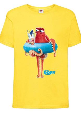 Футболка немо (nemo-013) желтая 98-164 размер