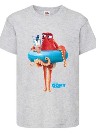 Футболка немо (nemo-013) серая 98-164 размер