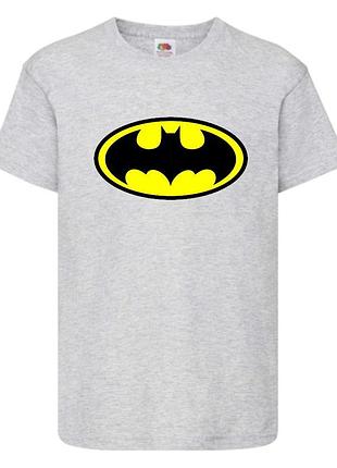 Футболка бэтмен (batman ) серая