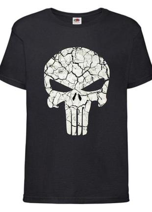 Футболка пунишер (punisher-002) черная
