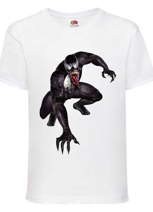 Футболка веном (venom-001) белая