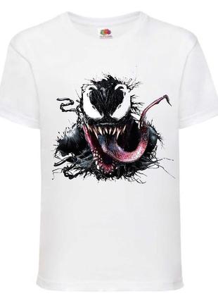 Футболка веном (venom-002) белая
