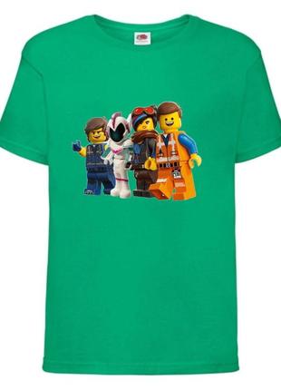 Футболка лего нинзяго лего муви (lego-01) зеленая 104-116-128-140-152-164 размер
