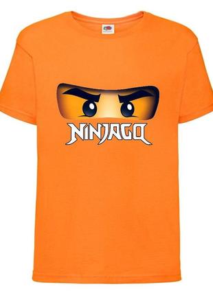 Футболка лего нинзяго лего муви лего лига справедливости (lego-05) оранжевая 104-164 размер