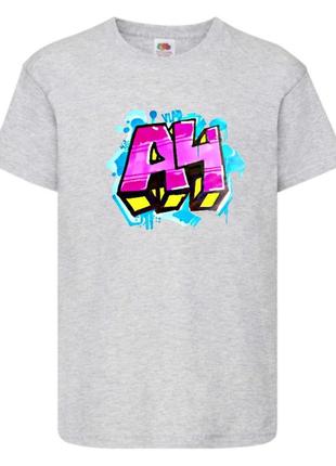 Футболка влад а4 бумага (а4-04) серая 104-116-128-140-152-164