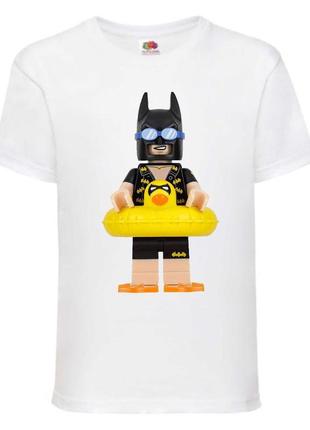 Футболка лего нинзяго лего муви лего бэтмен  (lego-07) белая 104-116-128-140-152-164 размер